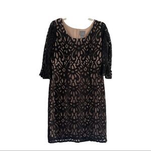 Rabbit Rabbit Rabbit black lace short dress size 12